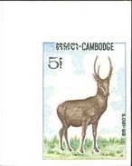 CAMBODIA 1967 5f. Deer. Imperf.
