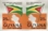 GUYANA 1983. Flags & Maps 25c. SE-TENANT IMPERF 8-BLOCK (4+4 stamps)