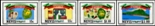 NEVIS 1984. Islands + fruits Indepencence IMPERF :4 stamps+ PROGRESSIVE PROOFS :9 stages