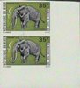 NIGER 1973. Elephant 30F. Imperf.pair