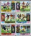 RAS AL KHAIMA 1970. World Cup Football Mexico.IMPERF.SET :6. BULK :3x (18 stamps)