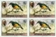 SIERRA LEONE 1980. Birds 2c. imprint 1983. no watermark. IMPERF.4-BLOCK