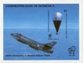 DOMINICA 1983. Airplane & Baloon $5 Warplane. IMPERF. Sheetlet