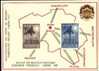 BELGIUM 1956. EUROPE. Proof on illustrated card B Post Office issue
