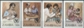 ZAMBIA 1988 UNICEF 4v. Imperf.Progressive Proofs :4 stages