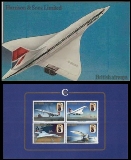 BAHRAIN 1976. Concorde. StampPack ARTIST SIGNED. Set:4 stamps.BULK:2x