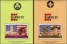 ST.VINCENT 1986 Scouting. /CAPEX/ Ovpt. sheets:2 UNISSUED-but planned.BULK:2x