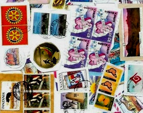 AFRICA British KILOWARE MissionBag 10 KG (22LB) 40000+ stamps mixture